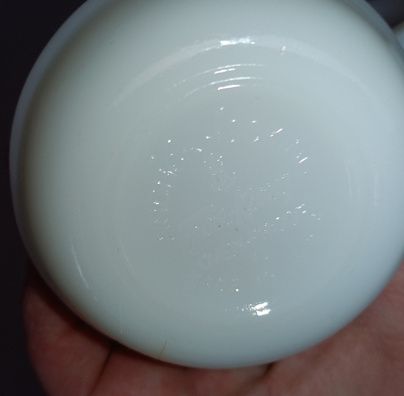 1958 Anchor Hocking VTG PEANUTS SNOOPY Milk Glass  Drinking Mug Cup -Super Rare! - Picture 4 of 15